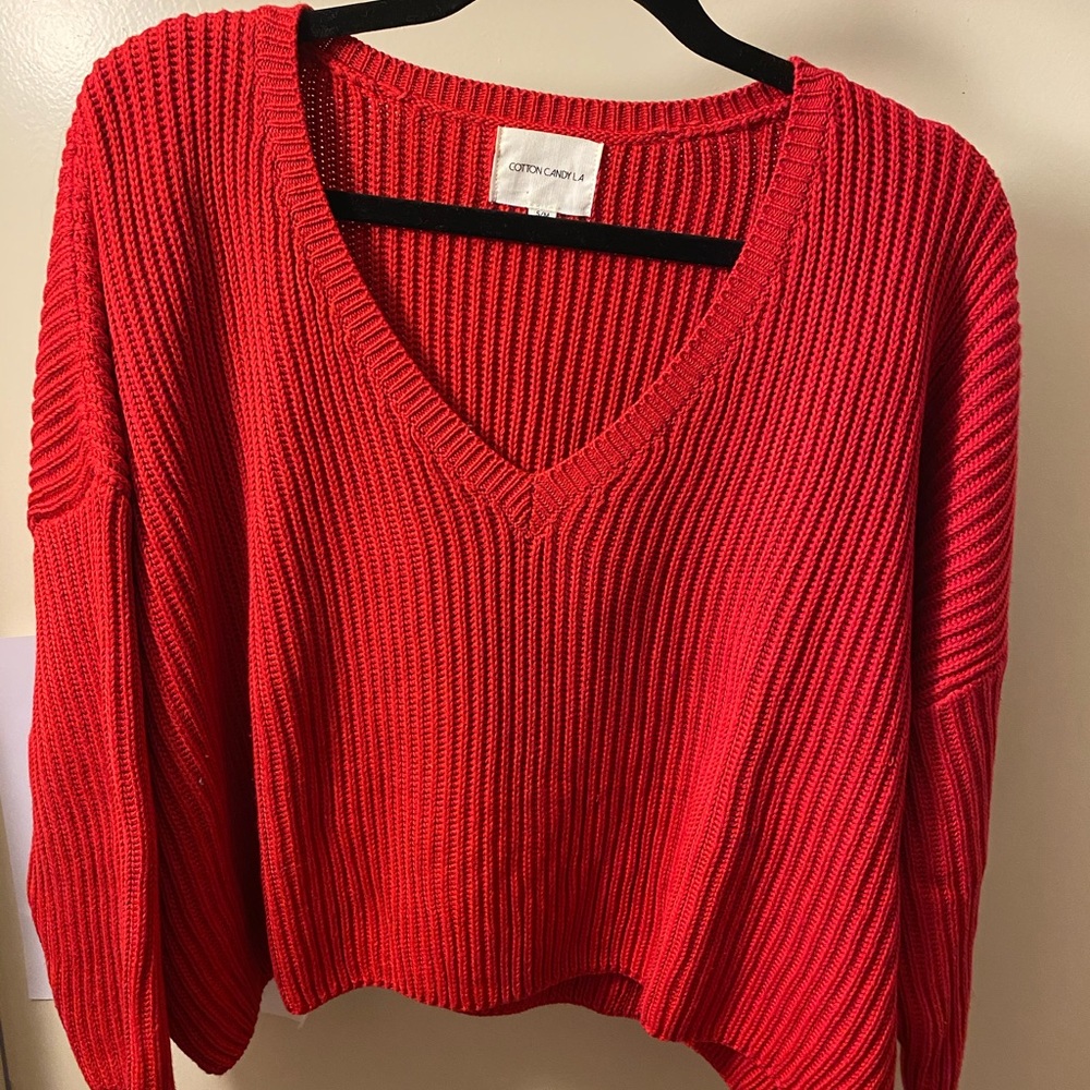 BRAND NEW Cotton Candy LA cropped sweater SM $35